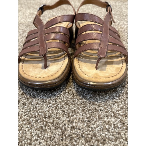 Dansko Evita Strappy Comfort Sandals Cognac Women's Size 39, Excellent Condition - Picture 5 of 9